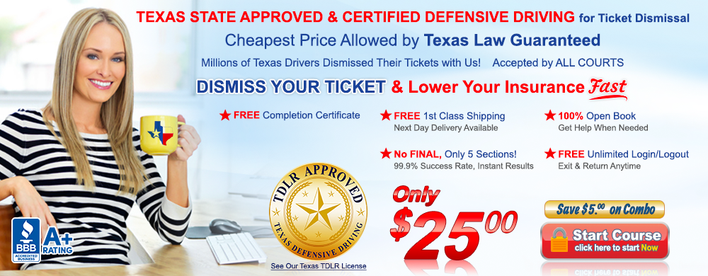 Texas approved defensive driving online